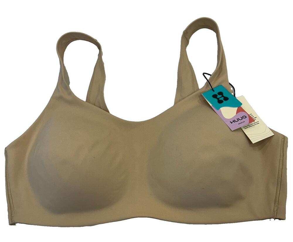 The HUUG Daily Embrace Wireless Bra Stone (Model H230002) Size XXL New With Tags